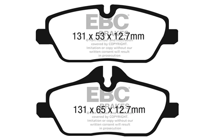 EBC 14+ BMW I3 Electric Ultimax Front Brake Pads