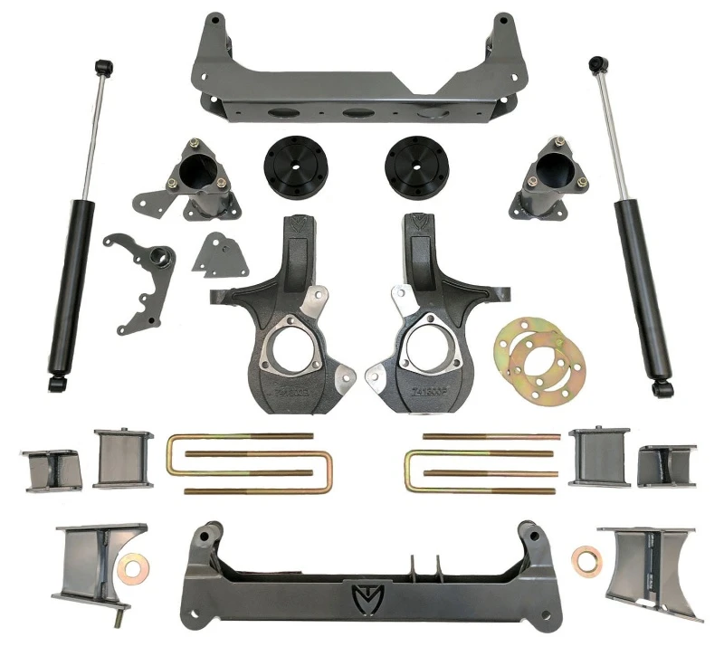 MaxTrac 7 Zoll MaxPro Lift Kit für 14-16 GM K1500 4WD mit Gussstahl-Fahrwerk
