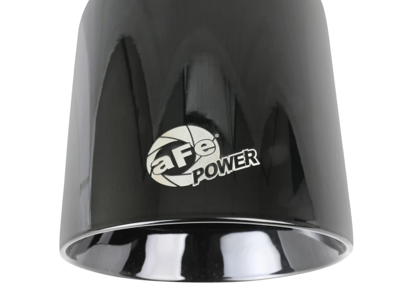 aFe MACH Force-Xp 409 SS Klemm-Auspuff-Endstück 2,5 Zoll Einlass / 4,5 Zoll Auslass / 9 Zoll L - Schwarz