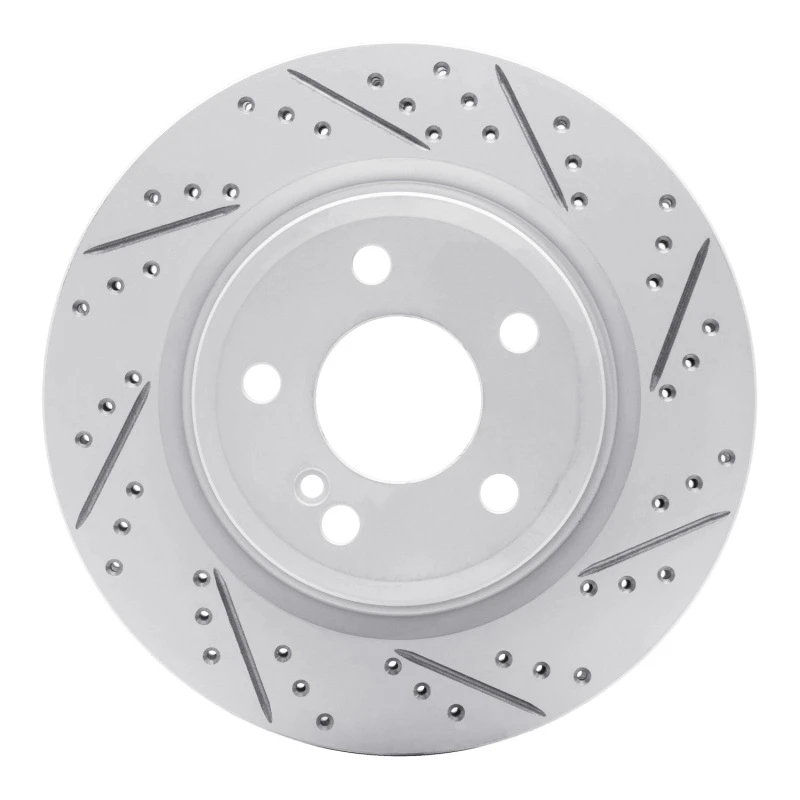 DFC 14-19 Mercedes-Benz Cla250 Rear Right Drilled & Slotted Geoperformance Rotor