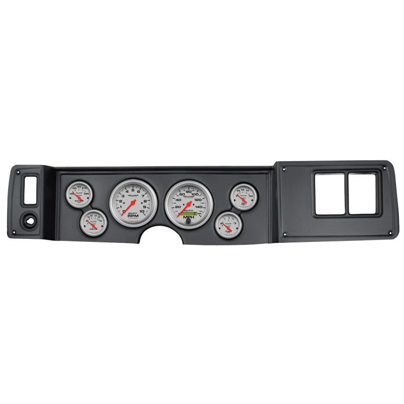 Autometer Ultra-Lite 79-81 Camaro Instrumententafel-Kit 6-teilig Tach / MPH / Kraftstoff / Öl / WTMP / Volt
