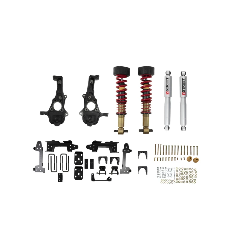 Belltech 19-23 Chevy/GMC Silverado/Sierra 1500 Kurzes Bett 4WD Street Performance Coilover Kit