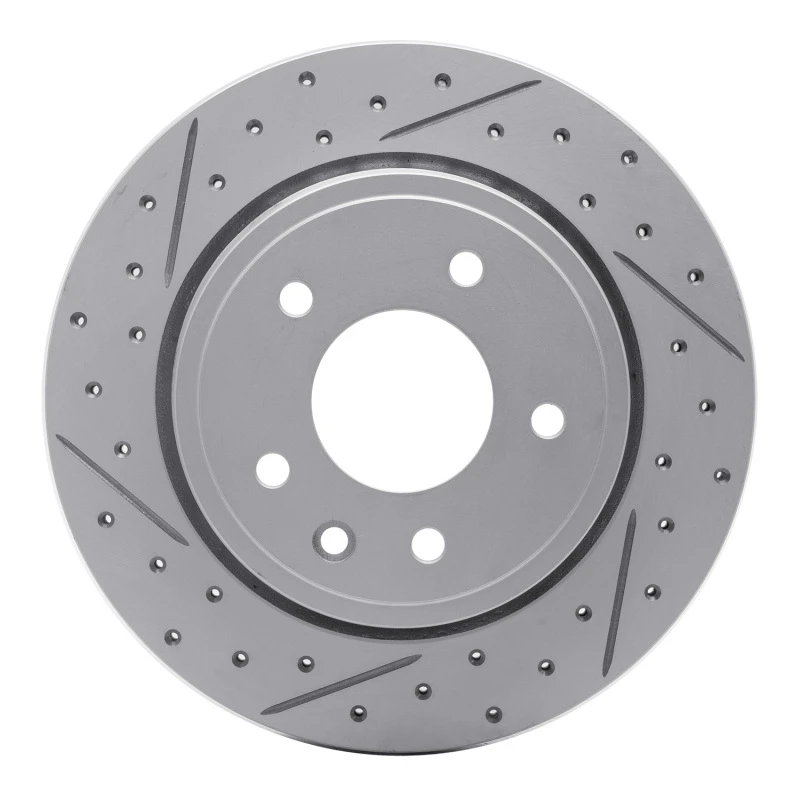 DFC 95-06 Jaguar Xk8 Rear Left Drilled & Slotted Geoperformance Rotor