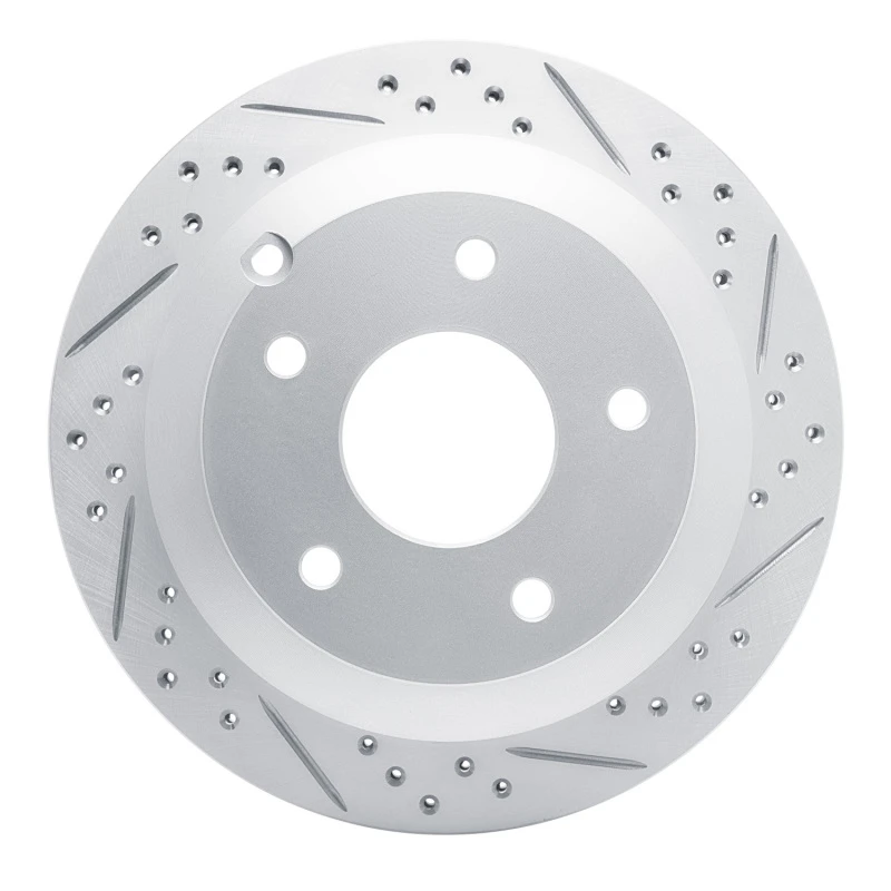 DFC 05-06 Pontiac Gto Rear Right Drilled & Slotted Geoperformance Rotor