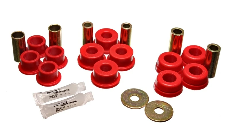 Energy Suspension 92-95 Toyota MR2 Rote Hinterachs-Querlenker-Buchsen-Set (inkl. Strut-Buchsen)