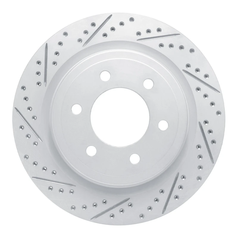 DFC 21-26 Ford F-150 Rwd Rear Left Drilled & Slotted Geoperformance Rotor
