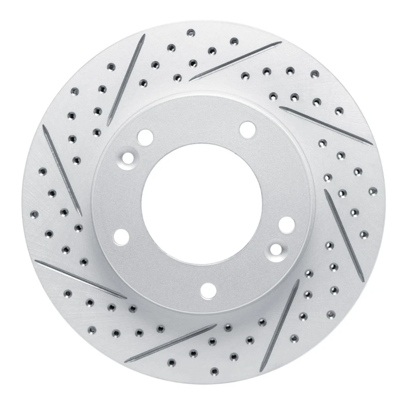 DFC 03-06 Kia Sorento Front Left Drilled & Slotted Geoperformance Rotor