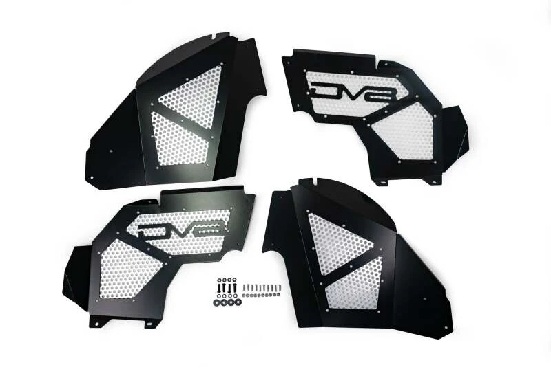 DV8 Offroad 2018+ Jeep Wrangler JL Front Inner Fenders - Black