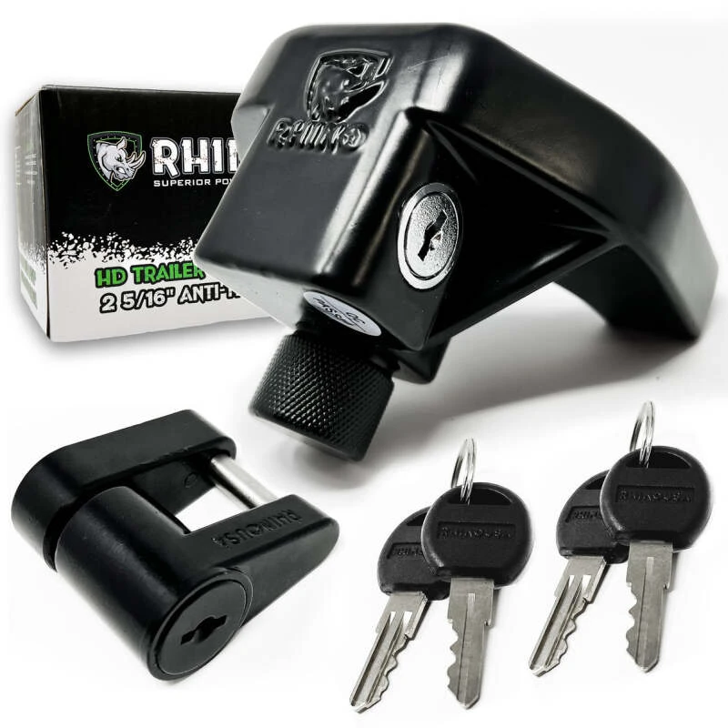 Rhino USA 2 5/16" Trailer Coupler HD Lock Kit