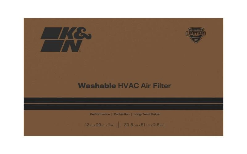 K&N HVAC Filter 12 X 20 X 1 Merv 8