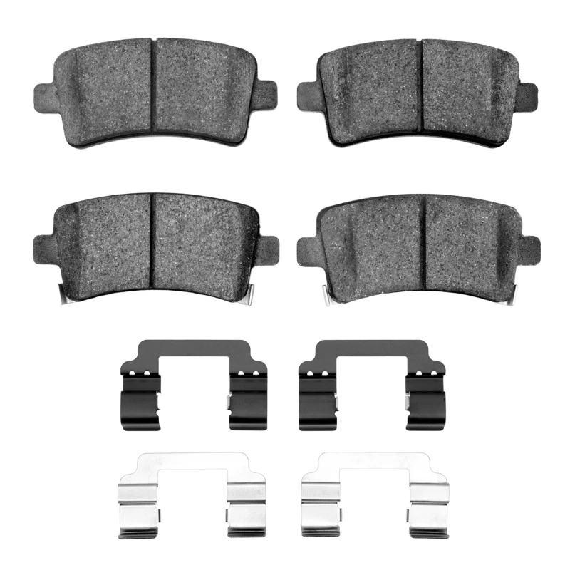 DFC 11-13 Buick Regal Rear 5000 Advanced Low Metallic Brake Pads and Hardware Kit