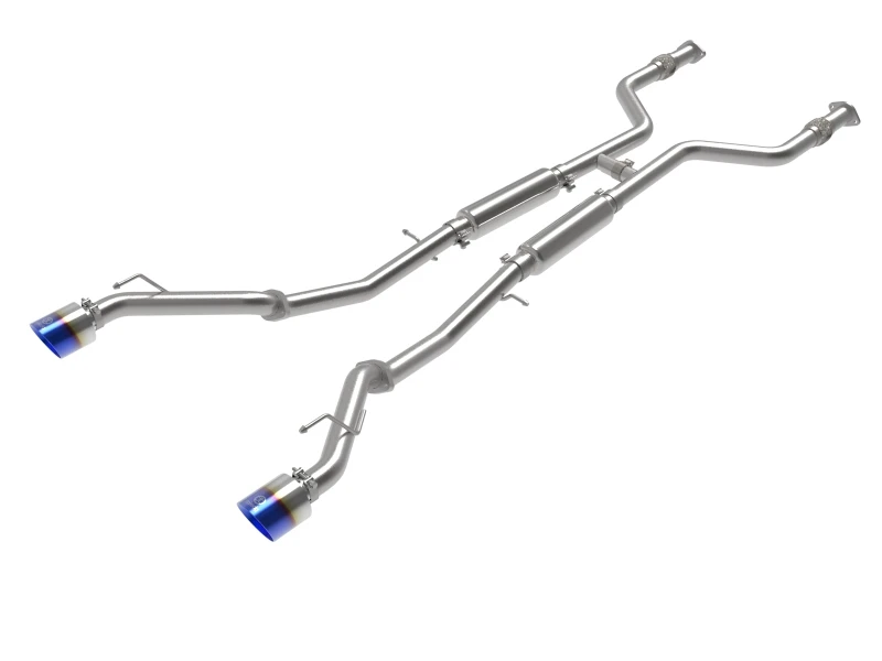 aFe POWER Takeda 2023 Nissan Z 2 1/2in 304 SS Cat-Back Exhaust System w/ Blue Flame Tips