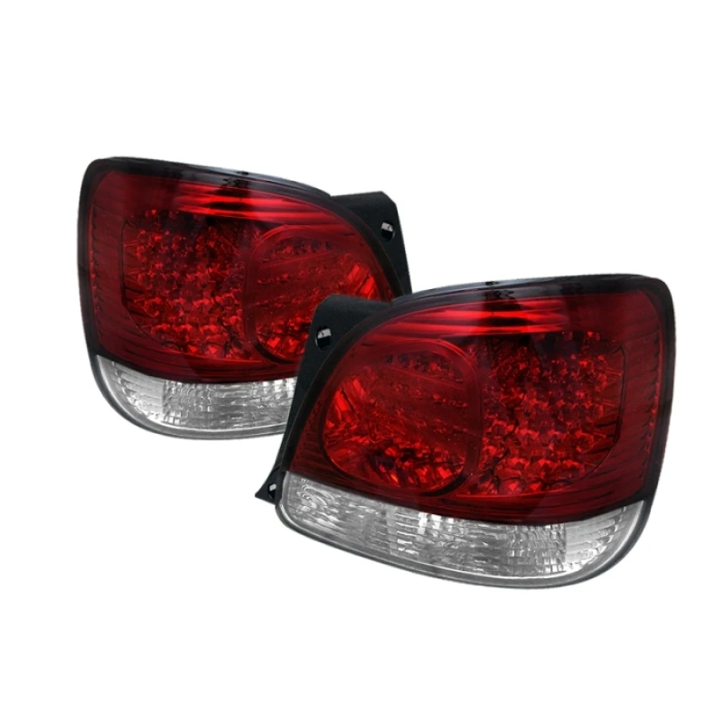 spyder_5005731-6794d21258c52 Spyder Lexus GS 300/400 98-05 LED Tail Lights Red Clear ALT-YD-LGS98-LED-RC