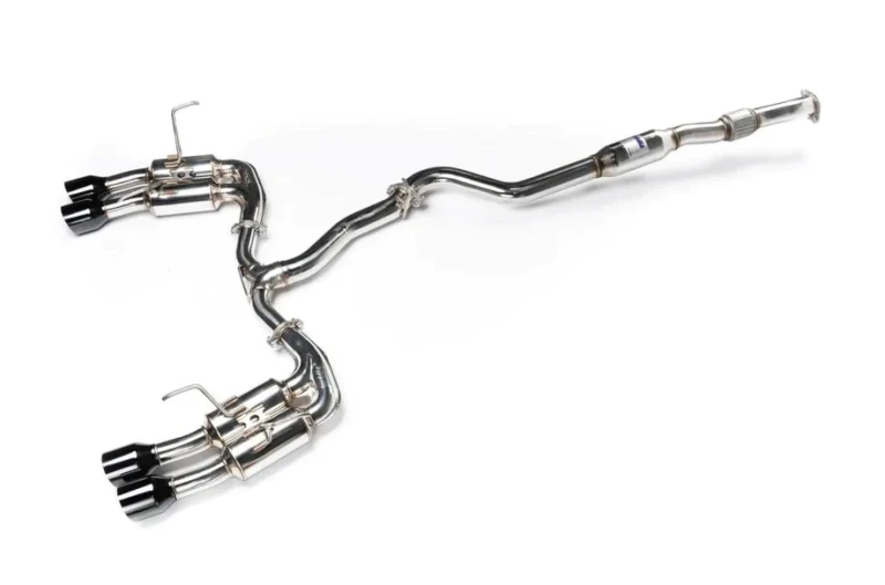 Invidia Gemini Single Layer Quad Black Tip Cat-Back Exhaust
