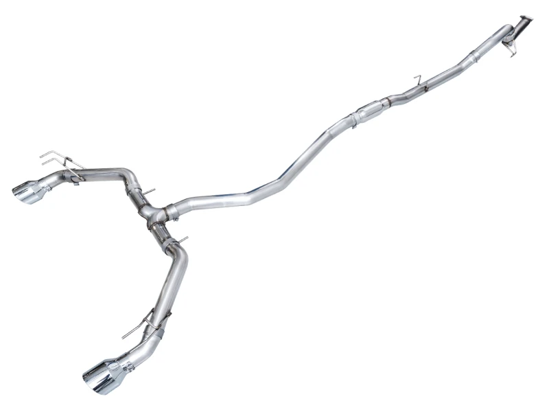 AWE Tuning 22+ Honda Civic Si/Acura Integra Track Edition Catback-Auspuff - Doppelte Chrom-Silber-Tipps
