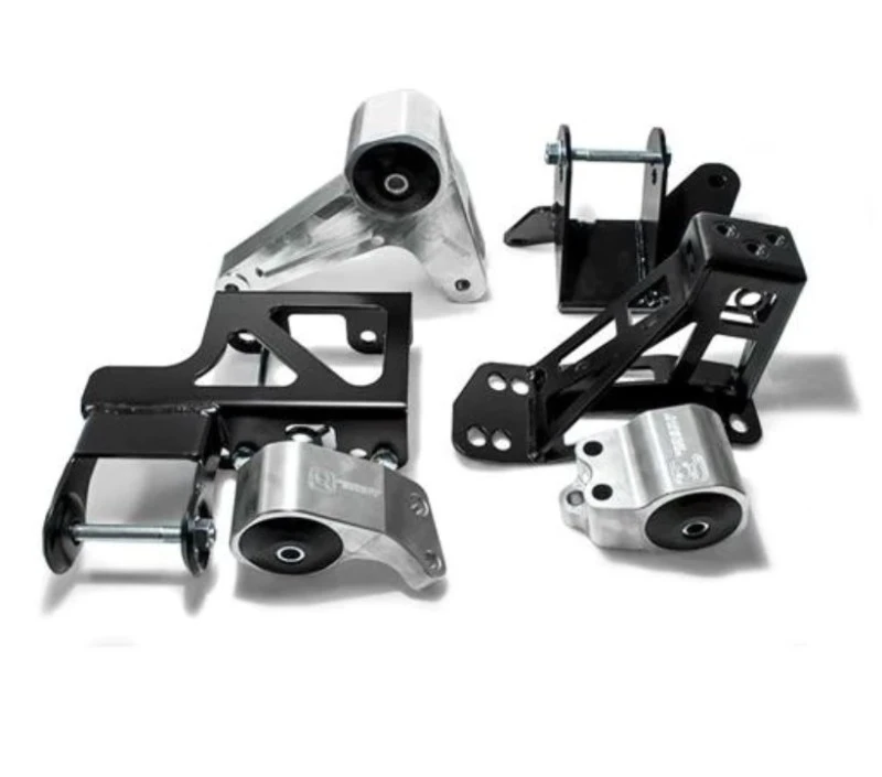 Innovative 92-95 Civic K-Series Black Aluminum Mounts 95A Bushings (Not K24 Trans)