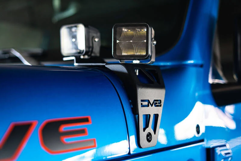 DV8 Offroad Dual Pod Light Mounts für Jeep JL 392 & Jeep JT Mojave Edition