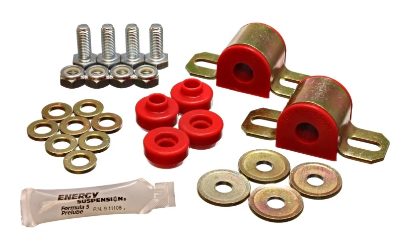 Energy Suspension 91-94-Nissan Sentra/NX1600/2000 Red 15mm Rear Sway Bar Frame Bushings