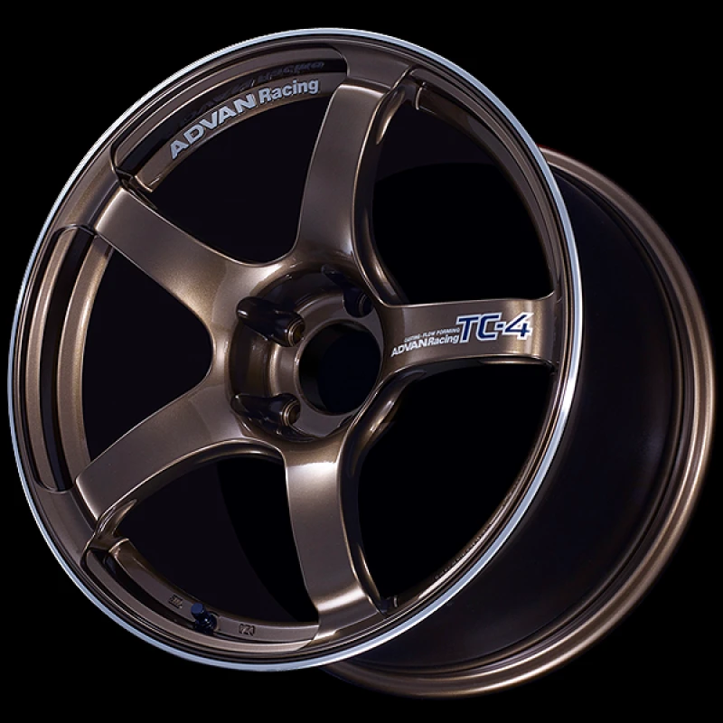 Advan TC4 17x6.5 / +40 Offset / 4x100 / 63mm Bore / Umber Bronze Metallic and Ring
