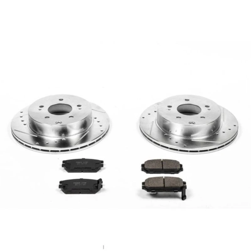 Power Stop Rear Z23 Evolution Sport Brake Kit for 06-12 Mitsubishi Eclipse