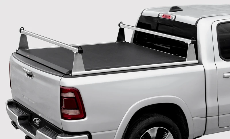 Access 2022+ Rivian R1T 4ft 6in Bett ADARAC Aluminium M-Serie LKW Rack - Silber