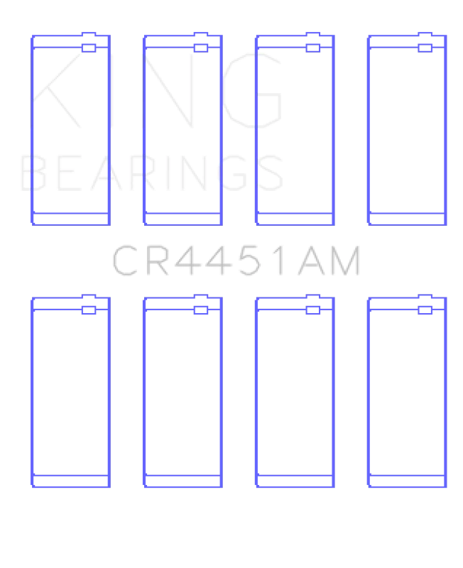 King Engine Bearings Volvo 244/245 Connecting Rod Bearing Set