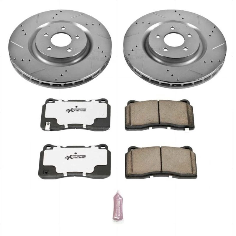 powerstop_K4547-26-67945e1bbc43b Power Stop 07-14 Ford Mustang Front Z26 Street Warrior Brake Kit