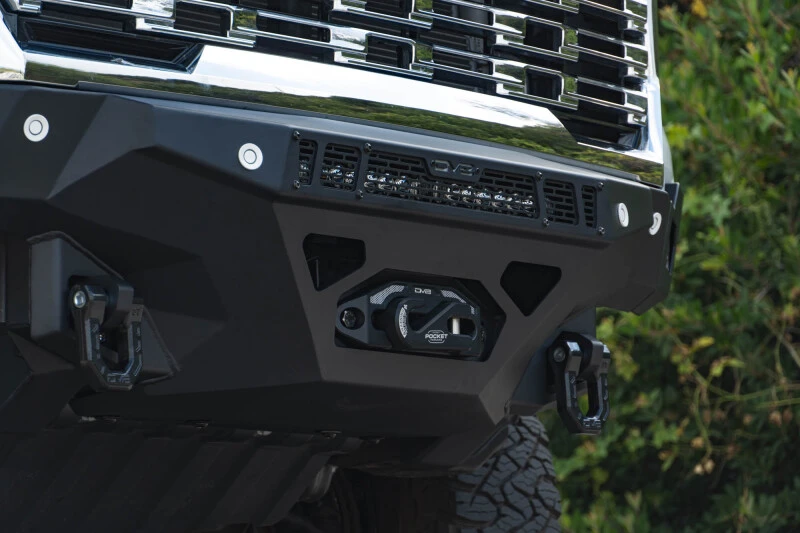 DV8 Offroad 24-26 GMC Sierra 2500/3500 Spec Series Front Bumper w/ Winch