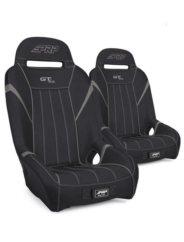 PRP GT/S.E. Suspension Seats Kit for Can-Am Maverick X3 (Pair) - Black & Gray