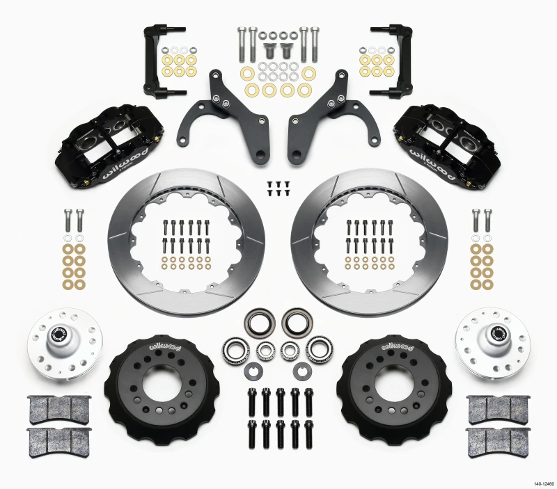 Wilwood Narrow Superlite 6R Vordere Nabe Kit 12,88 Zoll 59-64 Chevy Impala / 63-64 Corvette