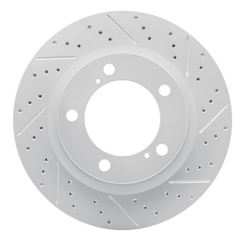 DFC 08-21 Lexus Lx570 Front Right Drilled & Slotted Geoperformance Rotor