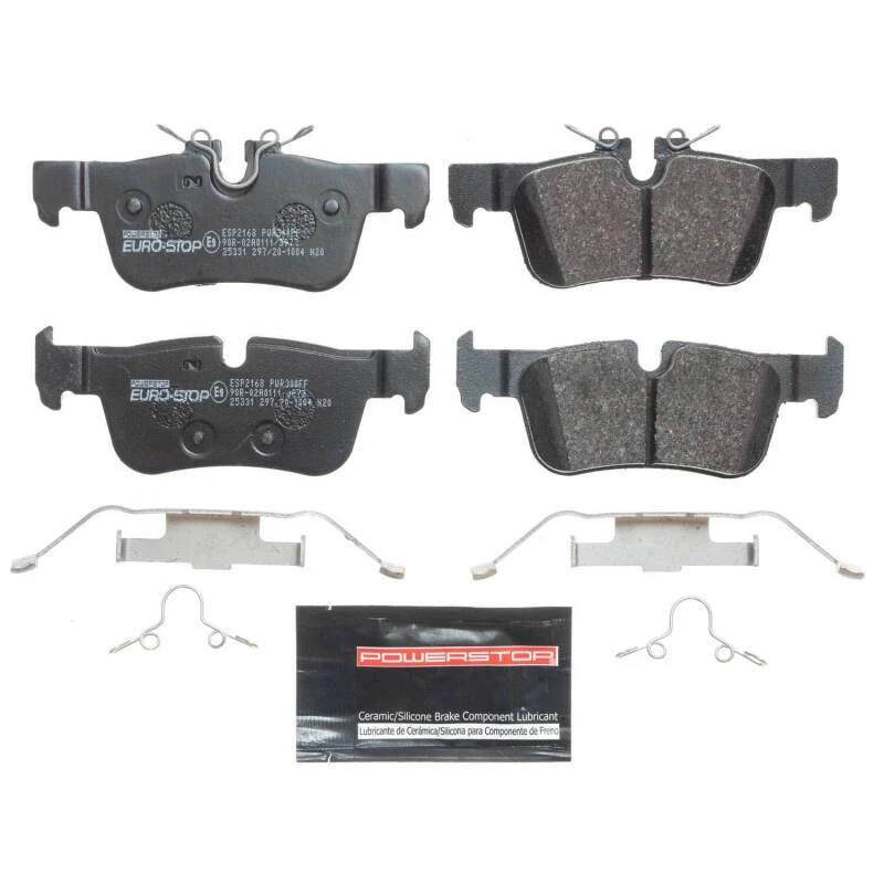 Power Stop 17-19 Mini Cooper Countryman Euro-Stop ECE-R90 Rear Brake Pads