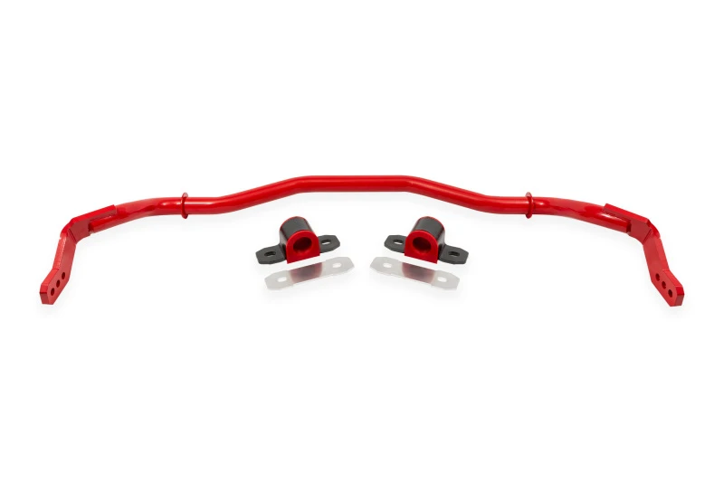 BMR 15-22 S550 Mustang Sway Bar Kit Front Hollow 38mm 3-Hole Adjustable Red