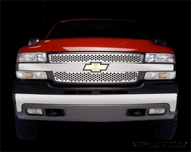 Putco 01-02 Chevrolet Silverado HD Punch Edelstahlgrille