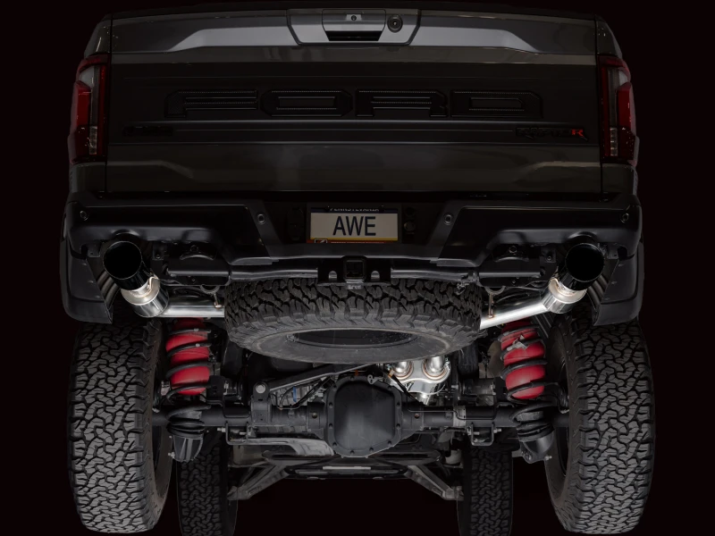 AWE Gen 3 Raptor R SwitchPath Exhaust - Diamond Black Tips