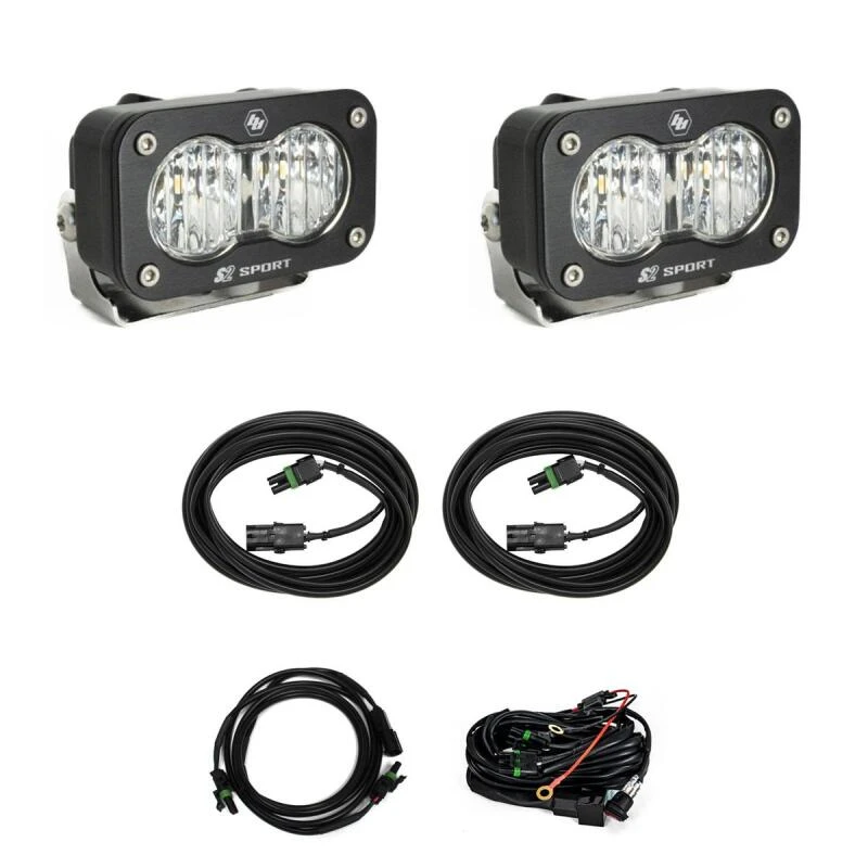 Baja Designs 23-24 Ford F250/F350 Super Duty S2 Sport Dual Reverse Light Kit w/ Toggle