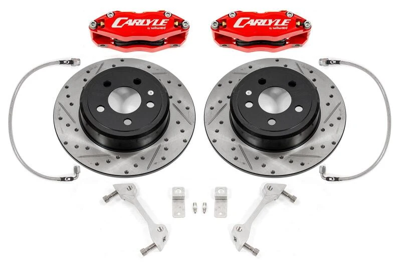 BMR Brake Kit for 08-23 Dodge Challenger 15in Conversion Red Calipers Non-Demon/Redeye