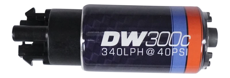 DeatschWerks 340lph DW300C Compact Fuel Pump w/ Mounting Clips