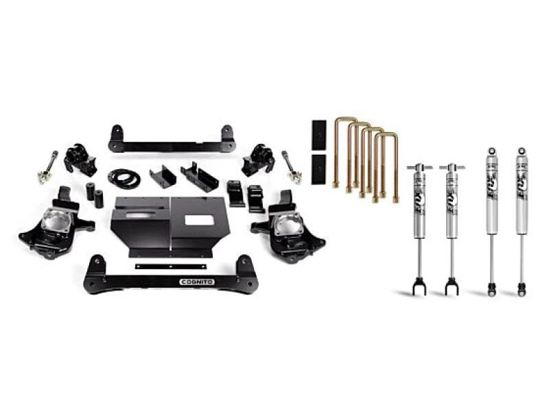 Cognito 4-Inch Standard Lift Kit for 2011-2019 Chevy/GMC Silverado/Sierra 2500/3500 HD 2WD/4WD with Fox PSMT 2.0 Shocks
