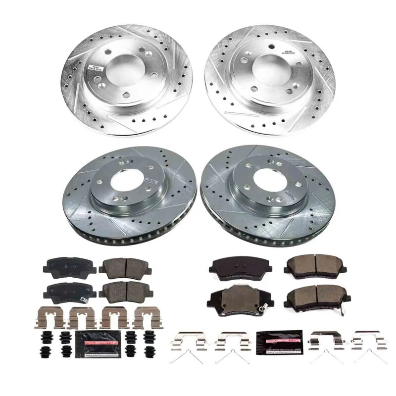 Power Stop 2023 Kia Niro Front and Rear Z23 Evolution Brake Kit