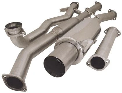 Turbo XS 02-07 WRX/STI Catted Standard Muffler Turboback Auspuff