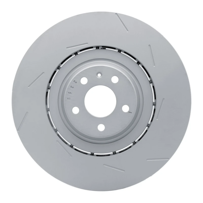 DFC 17-18 Porsche Macan Right Front Slotted Hi-Carbon Alloy Geomet Coated Rotor