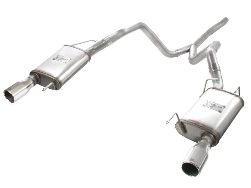 aFe MACHForce XP 05-09 Ford Mustang V6 4.0L 2-1/2 Zoll 409 SS Cat-Back Auspuff