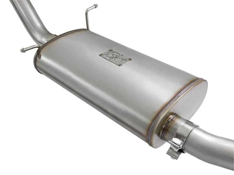 aFe MACHForce XP Auspuff-System Cat-Back Polierte Endrohre 09-17 GM Silverado 1500 4.3/5.3L RegCab SB/LB