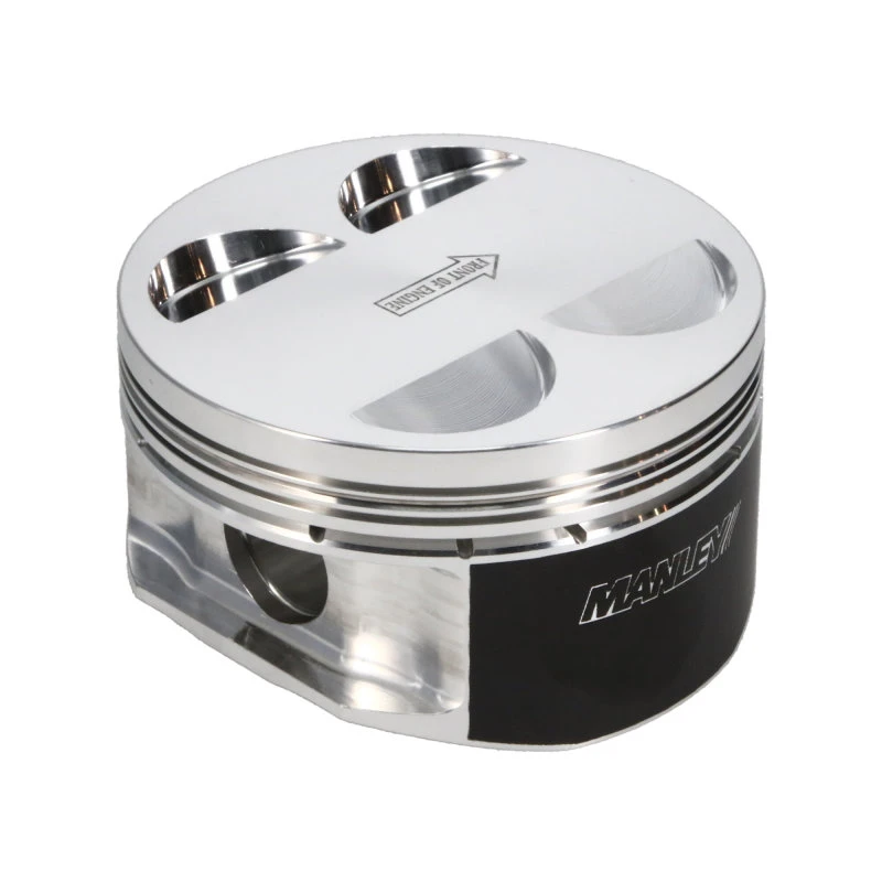 Manley Nissan GT-R 3.8L VR38DETT 99mm Bore 9.8:1 CR -2cc Dish Extreme Duty Piston Set w/ Rings