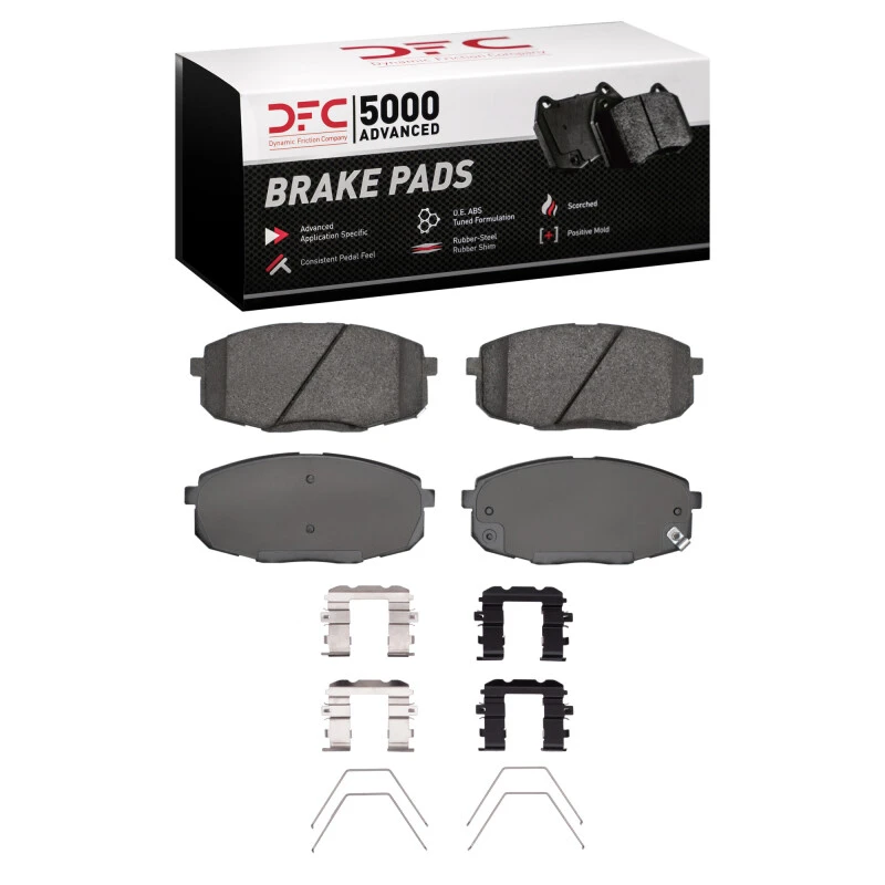 DFC 14-25 Hyundai Elantra GT Front 5000 Advanced Ceramic Brake Pads and Hardware Kit