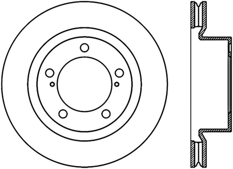 stoptech_127.44162CL-6794df3e4f99d StopTech 08-13 Lexus LX 450/470/570 / 08-13 Land Cruiser Front Left Slotted CRYO-STOP Brake Rotor