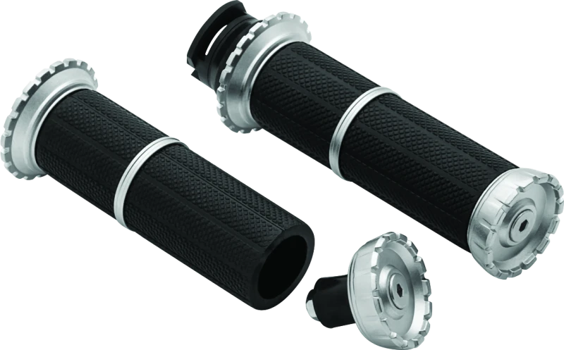 Kuryakyn Riot Grips Scout Silver