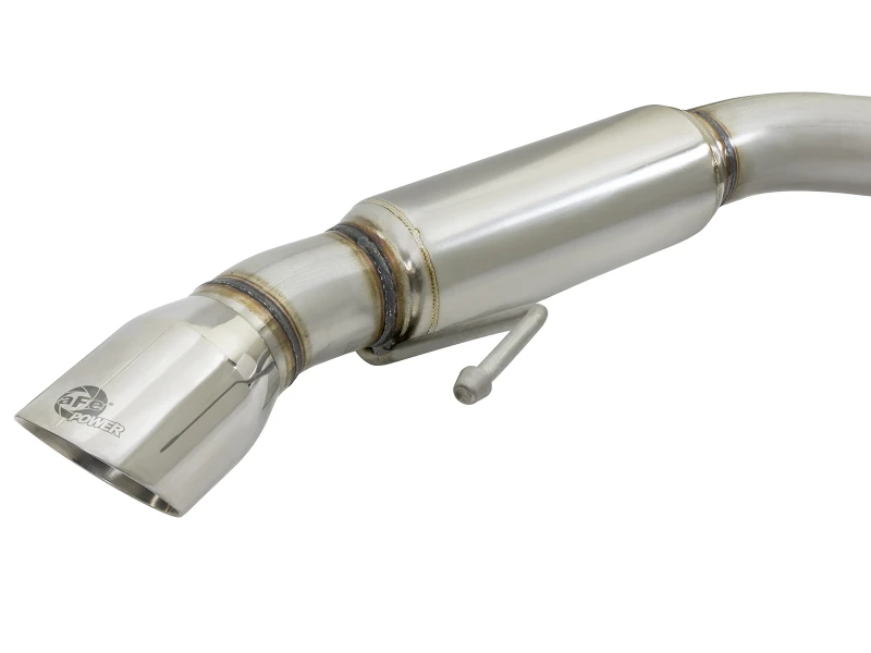 aFe MACHForce XP 3 Zoll Aggressiver Ton Cat-Back Auspuff mit Polierten Endrohren 15-17 Ford Mustang V6/V8