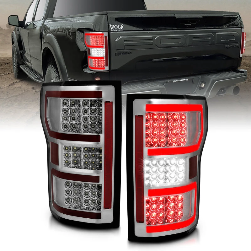 ANZO 18-19 Ford F-150 LED Taillights Chrome